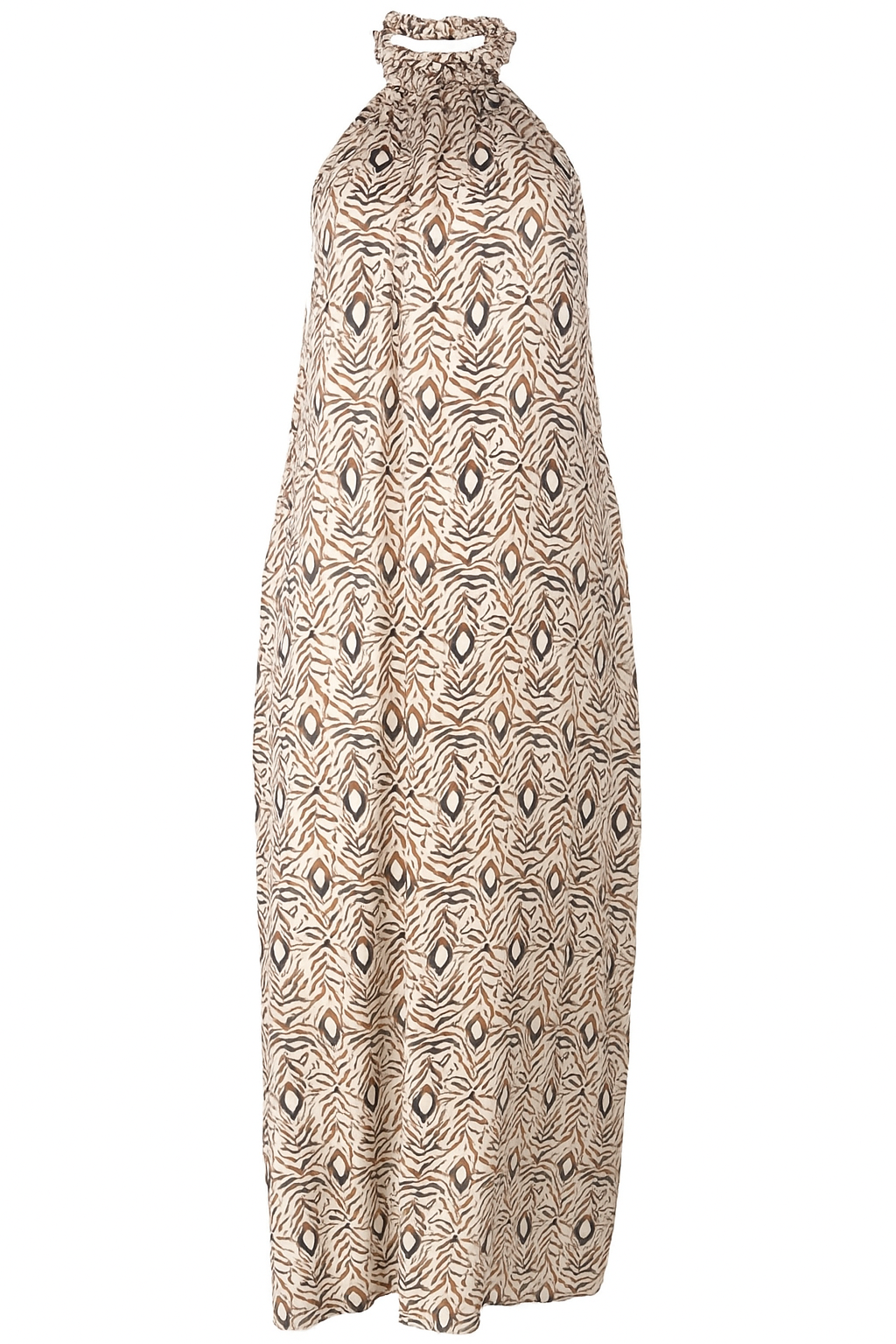 Women’s Halter Summer Dress with Print | Ibiza Style Lightweight Dress for Holidays & Festivals