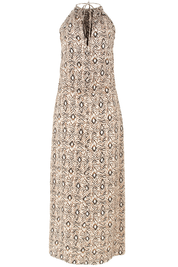 Women’s Halter Summer Dress with Print | Ibiza Style Lightweight Dress for Holidays & Festivals