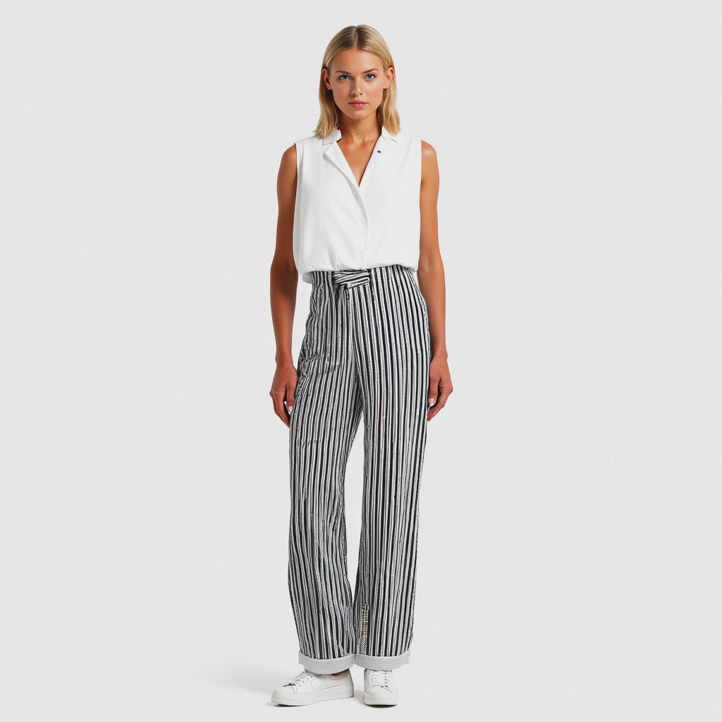 Women’s Linen Trousers | Lightweight Relaxed Fit Summer Trousers for Casual & Smart Wear